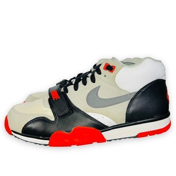 Nike Air Trainer 1 Mid Prm Qs 'Infrared' 607081-100 Men's 9.5 - Picture 2 of 11